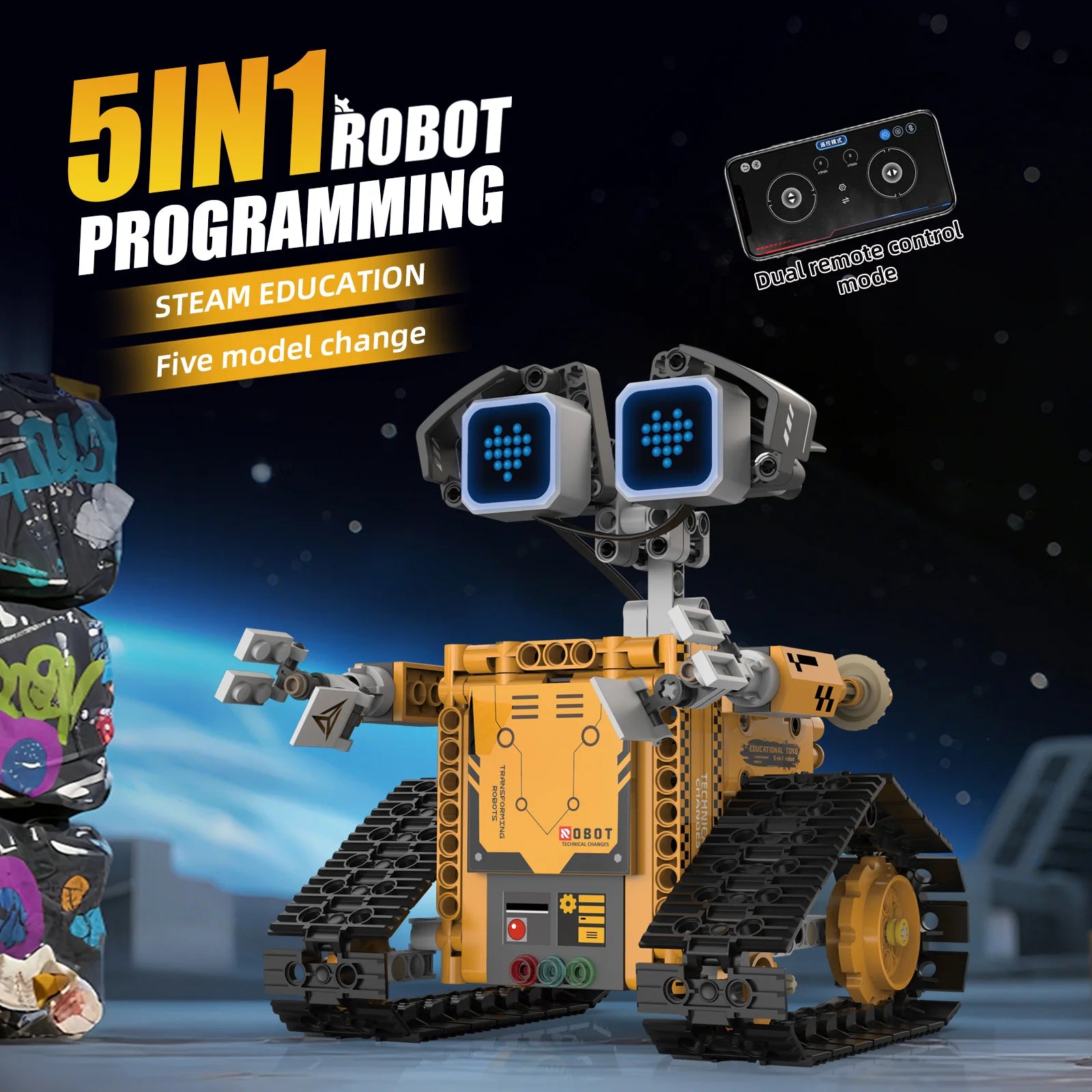hands on robot building toy
