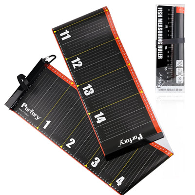 Waterproof Fish Measuring Ruler 150cm Foldable PVC Tape